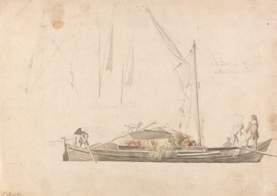 Frachtschiff von Paul Sandby